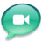 iChat zeegroen Icon